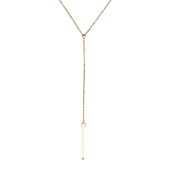 Stainless Steel Long Pendal necklace Bar, Needle - Picture 4 of 5